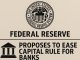 The U.S. Federal Reserve has unveiled a proposal to ease a major capital requirement rule for banks.