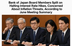Bank of Japan board members were split on halting interest rate hikes and concerned about inflation threats, according to the June meeting summary.