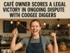 Café owner scores a legal victory in ongoing dispute with Coogee Diggers.