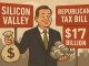 Silicon Valley’s wealthy investors set to gain US$17 billion from Republican tax bill in the U.S. Senate.