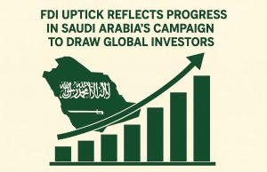 FDI uptick reflects progress in Saudi Arabia’s campaign to draw global investors.