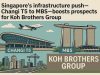 Singapore’s infrastructure push—Changi T5 to MBS—boosts prospects for Koh Brothers Group.
