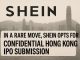 In a rare move, Shein opts for confidential Hong Kong IPO submission.