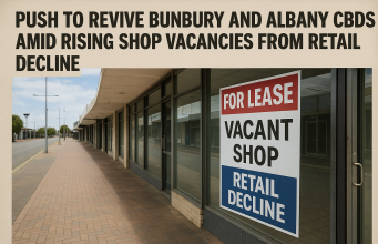 Push to Revive Bunbury and Albany CBDs Amid Rising Shop Vacancies from Retail Decline