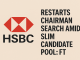 HSBC Restarts Chairman Search Amid Slim Candidate Pool: FT