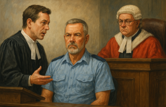 Defence counsel claims retired police officer acted like law enforcement prior to the alleged axe attack in Geraldton.