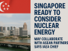 Singapore is ready to consider nuclear energy and may collaborate with ASEAN partners, says the IAEA chief.