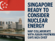 Singapore is ready to consider nuclear energy and may collaborate with ASEAN partners, says the IAEA chief.