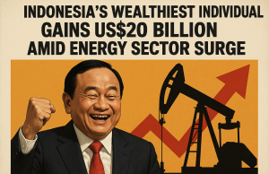 Indonesia’s wealthiest individual gains US$20 billion amid energy sector surge