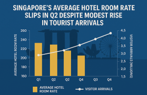 Singapore’s Average Hotel Room Rate Slips in Q2 Despite Modest Rise in Tourist Arrivals