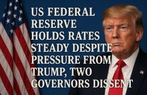 US Federal Reserve Holds Rates Steady Despite Pressure from Trump, Two Governors Dissent