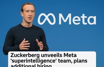 Zuckerberg unveils Meta ‘superintelligence’ team, plans additional hiring.