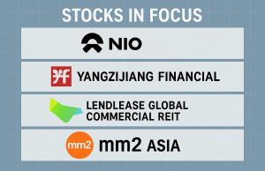 Stocks in focus: Nio, Yangzijiang Financial, Lendlease Global Commercial REIT, mm2 Asia