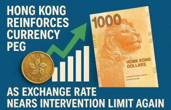 Hong Kong reinforces currency peg as exchange rate nears intervention limit again