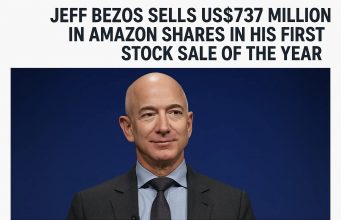 Jeff Bezos sells US$737 million in Amazon shares in his first stock sale of the year