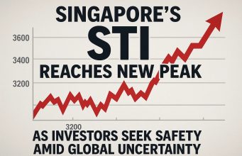 Singapore’s STI reaches new peak as investors seek safety amid global uncertainty