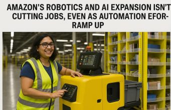 Amazon’s robotics and AI expansion isn’t cutting jobs, even as automation efforts ramp up