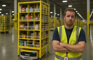 Australian Amazon employees fall behind in re-skilling efforts as the tech giant expands its global automation rollout.