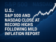 US: S&P 500 and Nasdaq close at record highs following mild inflation report