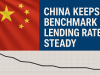 China kept its benchmark lending rates steady in August, in line with market expectations.