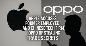 Apple accuses former employee and Chinese tech firm Oppo of stealing trade secrets.