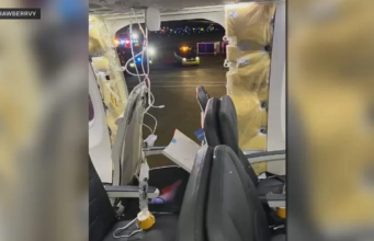 Door plug that blew off Alaska Airlines plane in-flight found in backyard